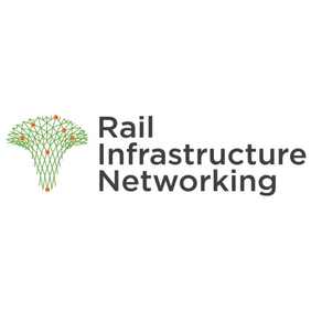 Rail Infrastructure Networking logo used to advertise the RIN Glasgow event