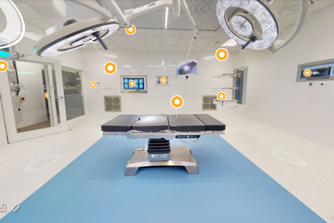 Virtual tour of Bender UK operating theatre