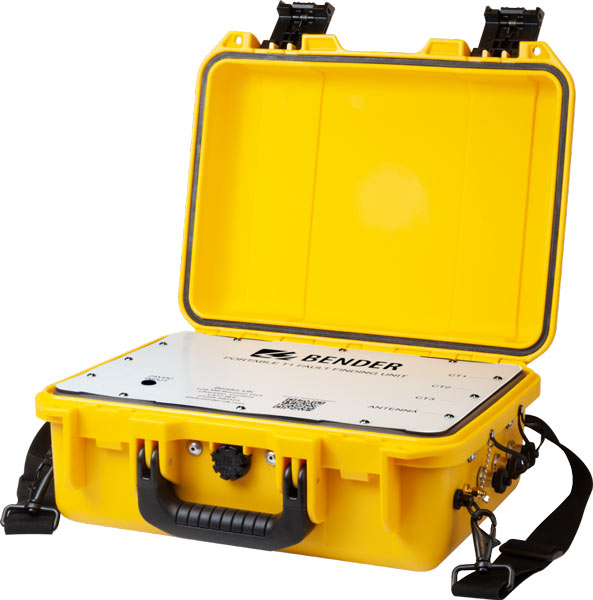 A portable Tier 1 case with the lid open