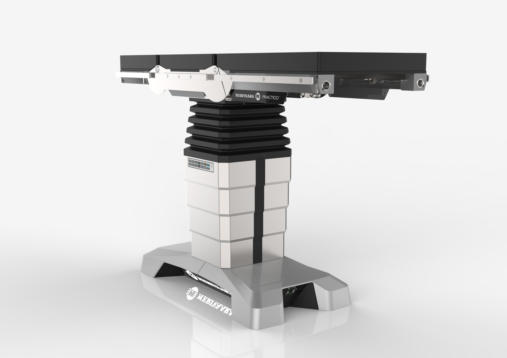 Image of a smarter practico operating tabl on a plain white background