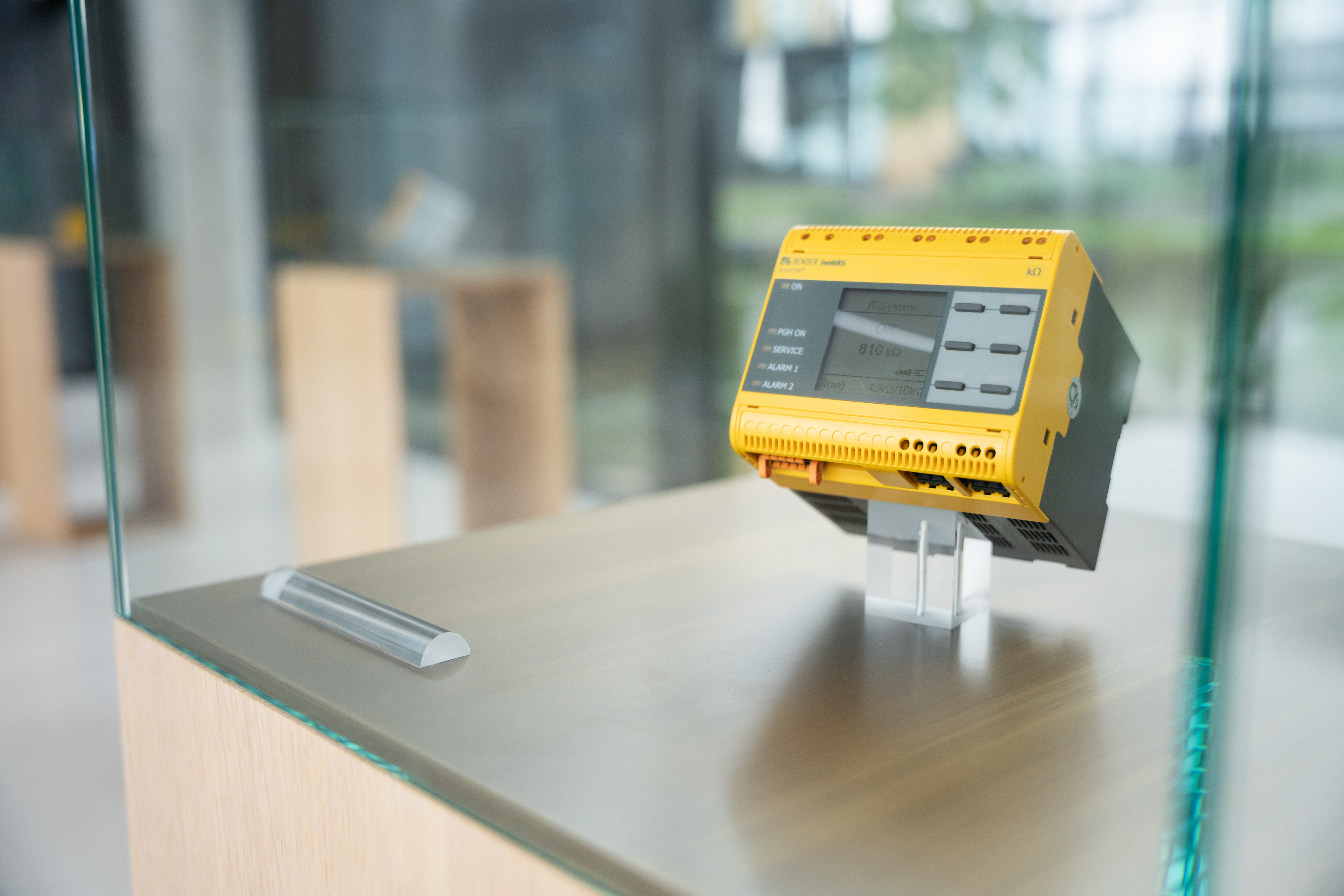 Insulation monitoring device at the Bender headquarters