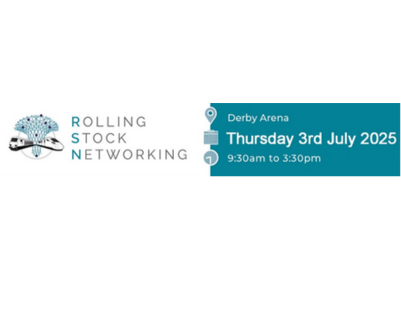 Rolling Stock Networking (RSN) logo for the upcoming RSN Derby event which Bender are exhibiting  on 3rd July 2025.