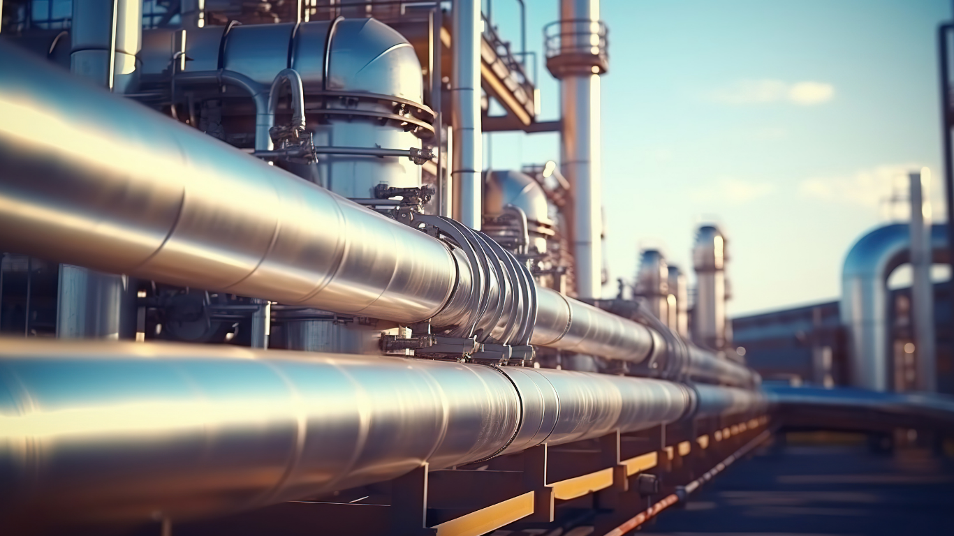 Industrial pipe plant 
