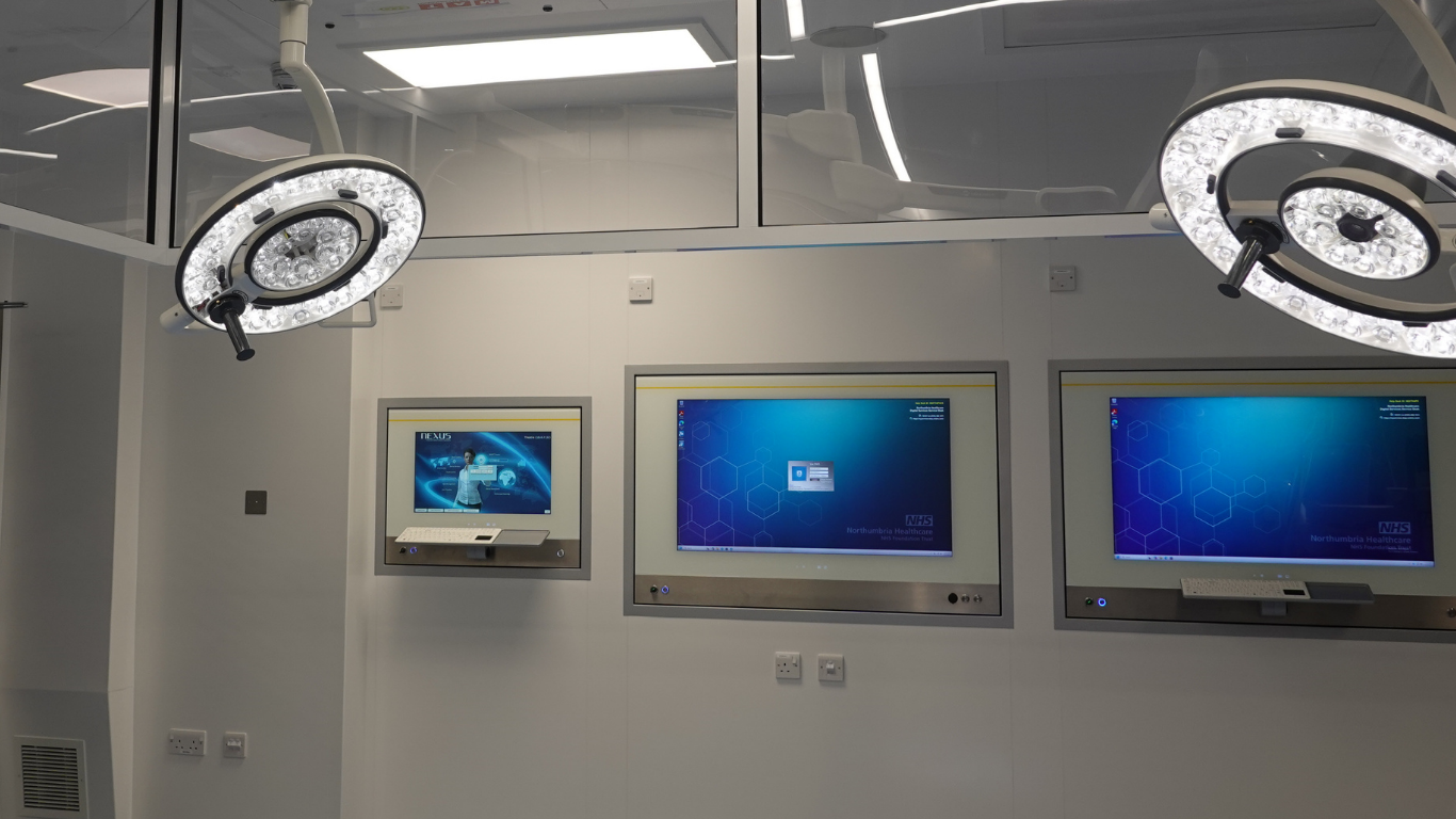 Finished hospital project with PACS, Lighting, CP9 