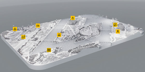 Image of the Bender world visualisation